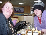 Mother And Elizabeth On Ferry